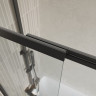 Душевая шторка на ванну BELBAGNO LUCE-VF-11-100/145-C-NERO