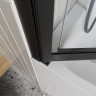 Душевая шторка на ванну BELBAGNO LUCE-VF-11-80/145-C-NERO