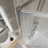 Душевая шторка на ванну BELBAGNO LUCE-VF-11-90/145-C-Cr