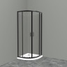 Душевой уголок 89,5x89,5 см BELBAGNO UNO-195-R-2-90-C-NERO